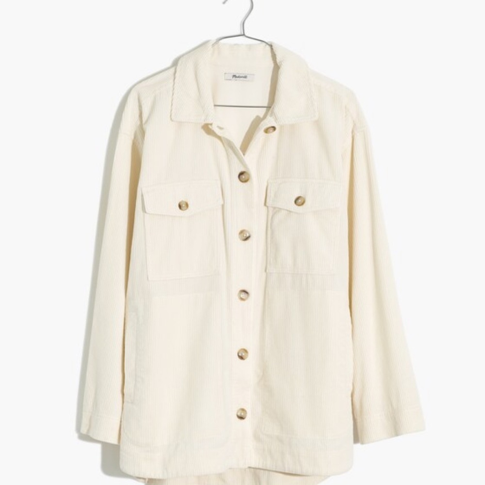 Madewell Plus Corduroy Yorkway Shirt-Jacket